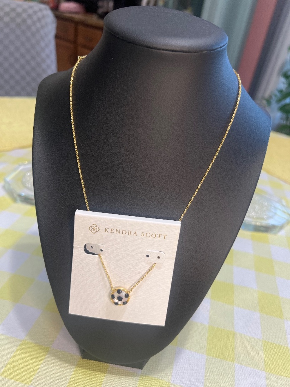 Kendra Scott Soccer Ball Necklace
